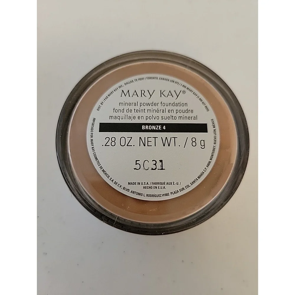 Mary‎ Kay Mineral Powder Foundation BRONZE 4 .28 oz. 8 g 040993